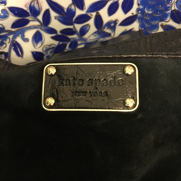 Kate Spade authentic black leather hobo bag/purse - Picture 2 of 4